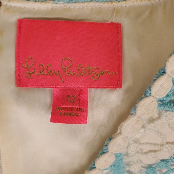 Lilly Pulitzer Lottie Romper Size 12 - Picture 4 of 4